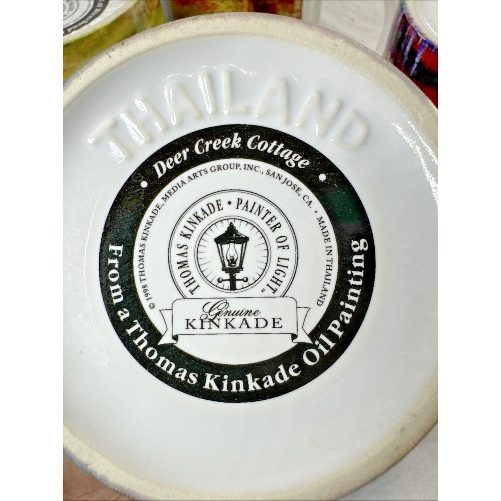 Vintage Thomas Kinkade Four Seasons Mug Set of 4 Complete Collection NOS - Picture 16 of 16